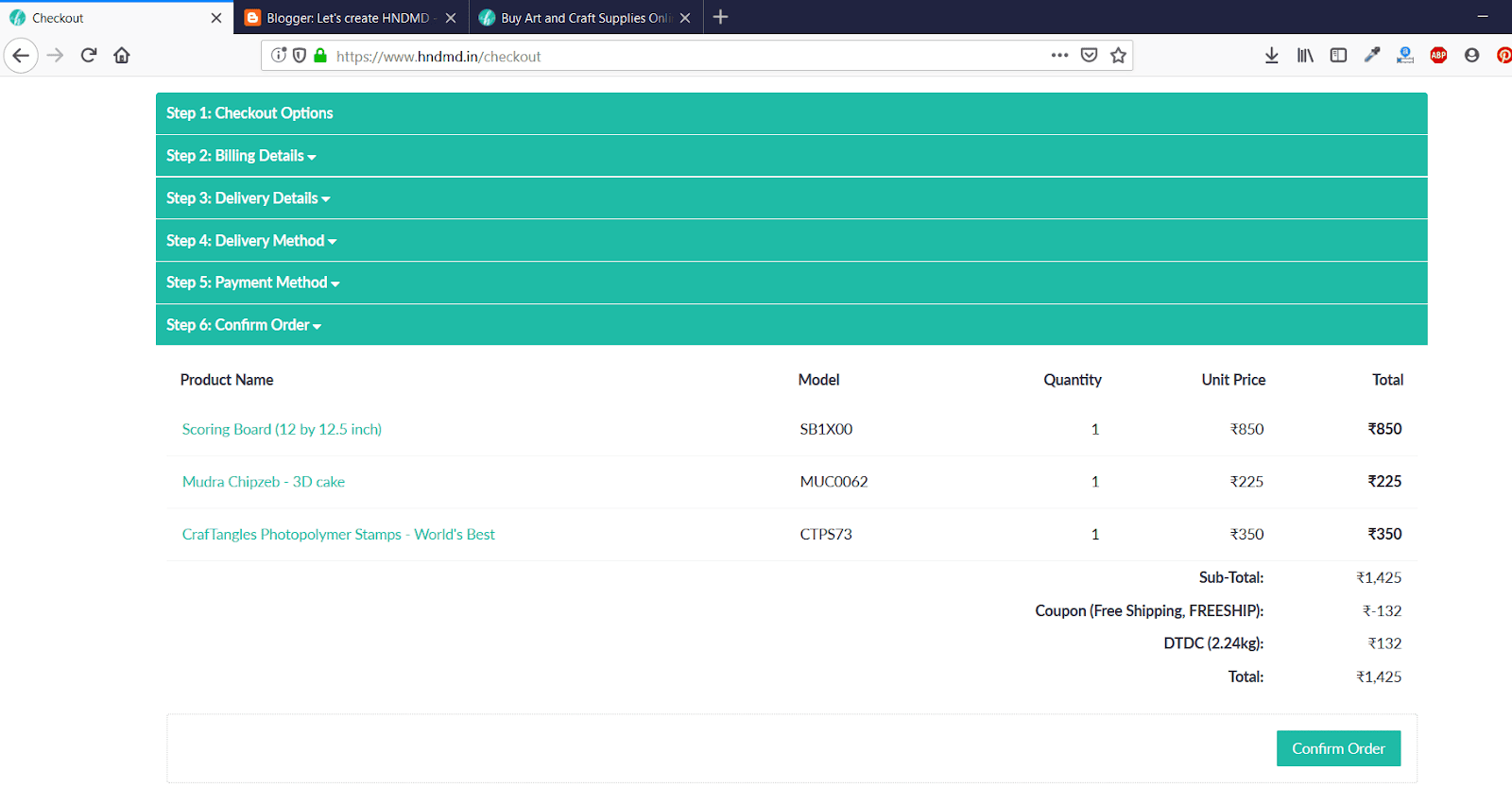 How to use coupon code during checkout at HNDMD -- Checkout tutorial for HNDMD 18