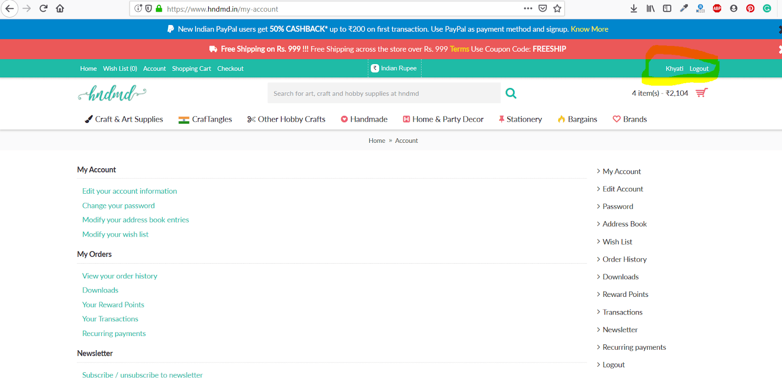 How to use coupon code during checkout at HNDMD -- Checkout tutorial for HNDMD 2