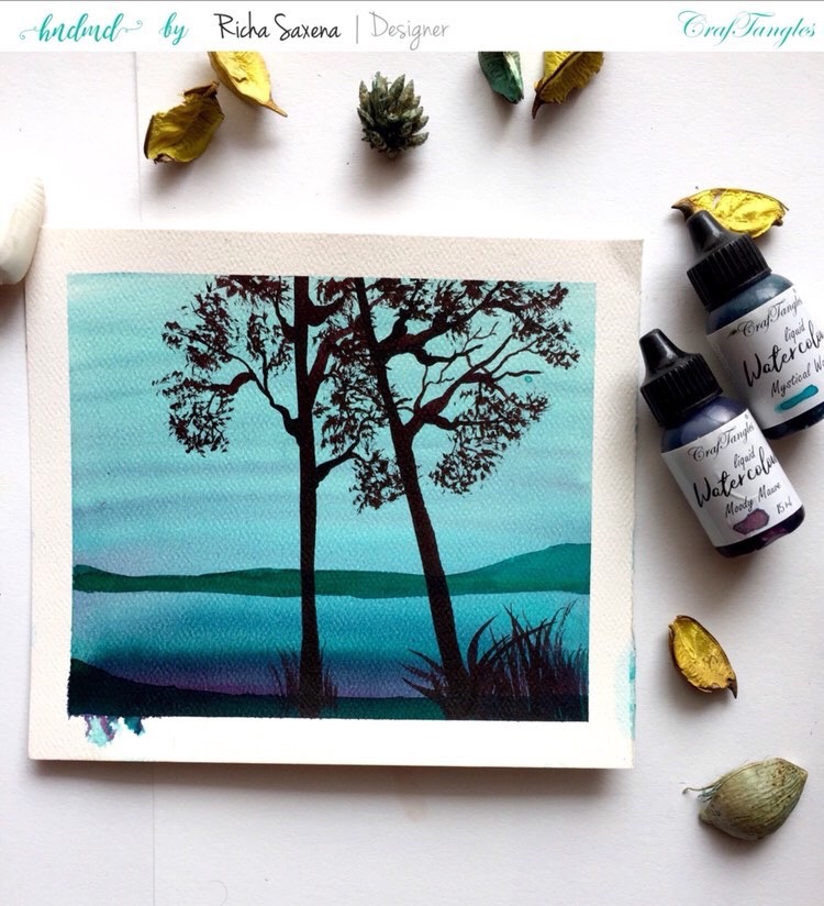 Watercolor painting tutorail 3