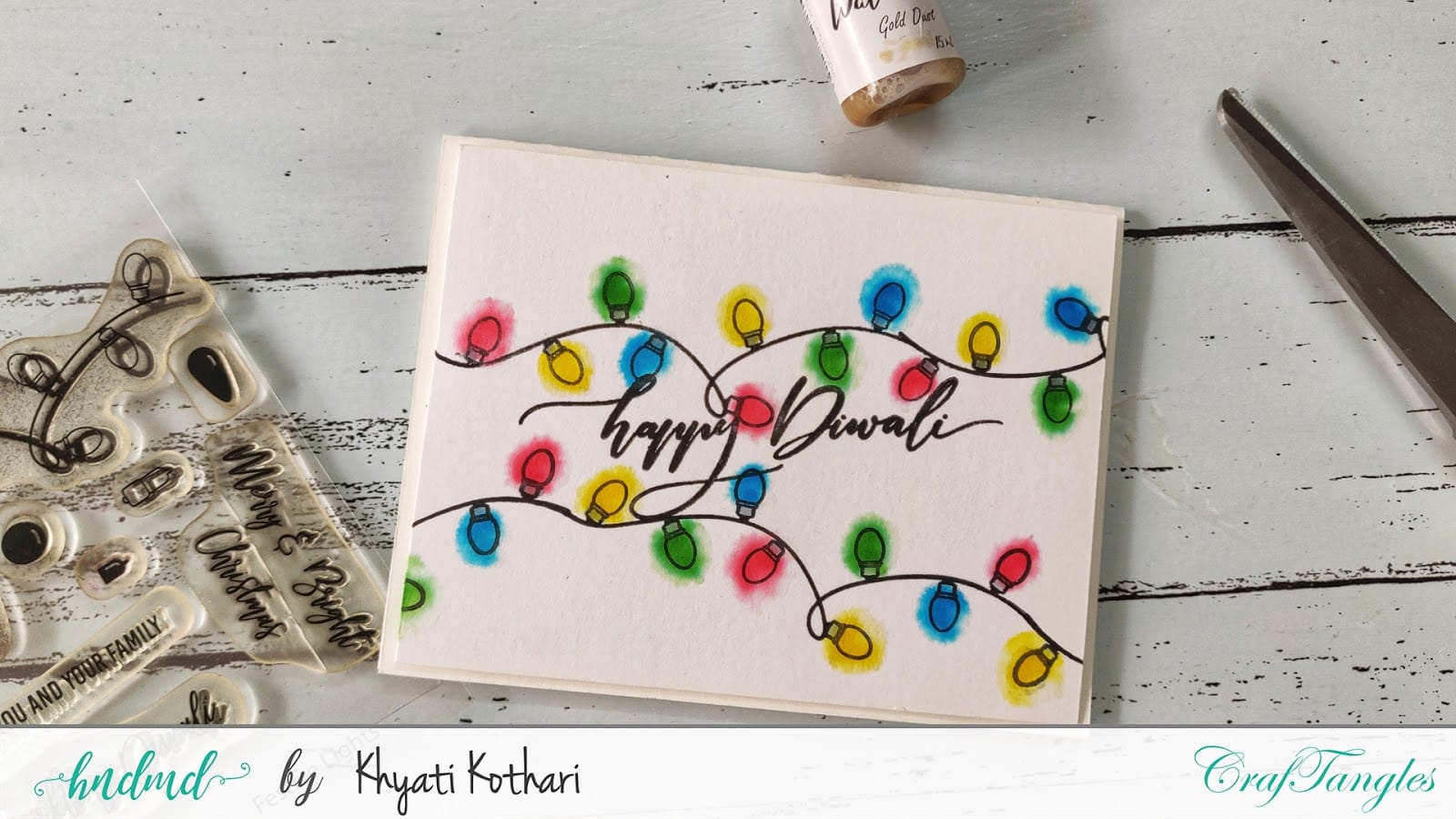 DIY Quick and Easy CAS Festive Cards with video tutorial 1