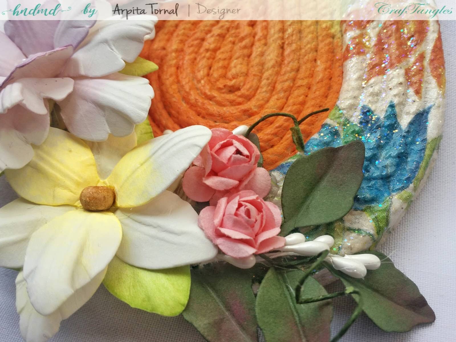 DIY Decoupage Tea Light Mat 2
