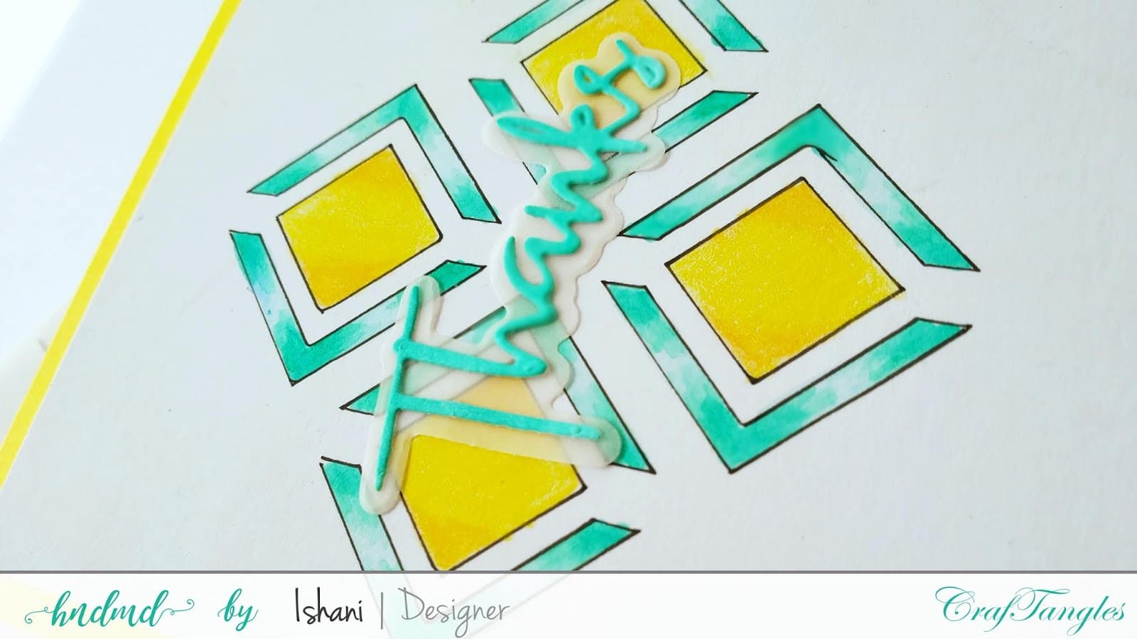 craftanglesstencils, chevron stencil, simply geometric stencil, neighbourhood stencil, waves stencil, craftangles glimmer paste, stretch your stencil, DT Ishani