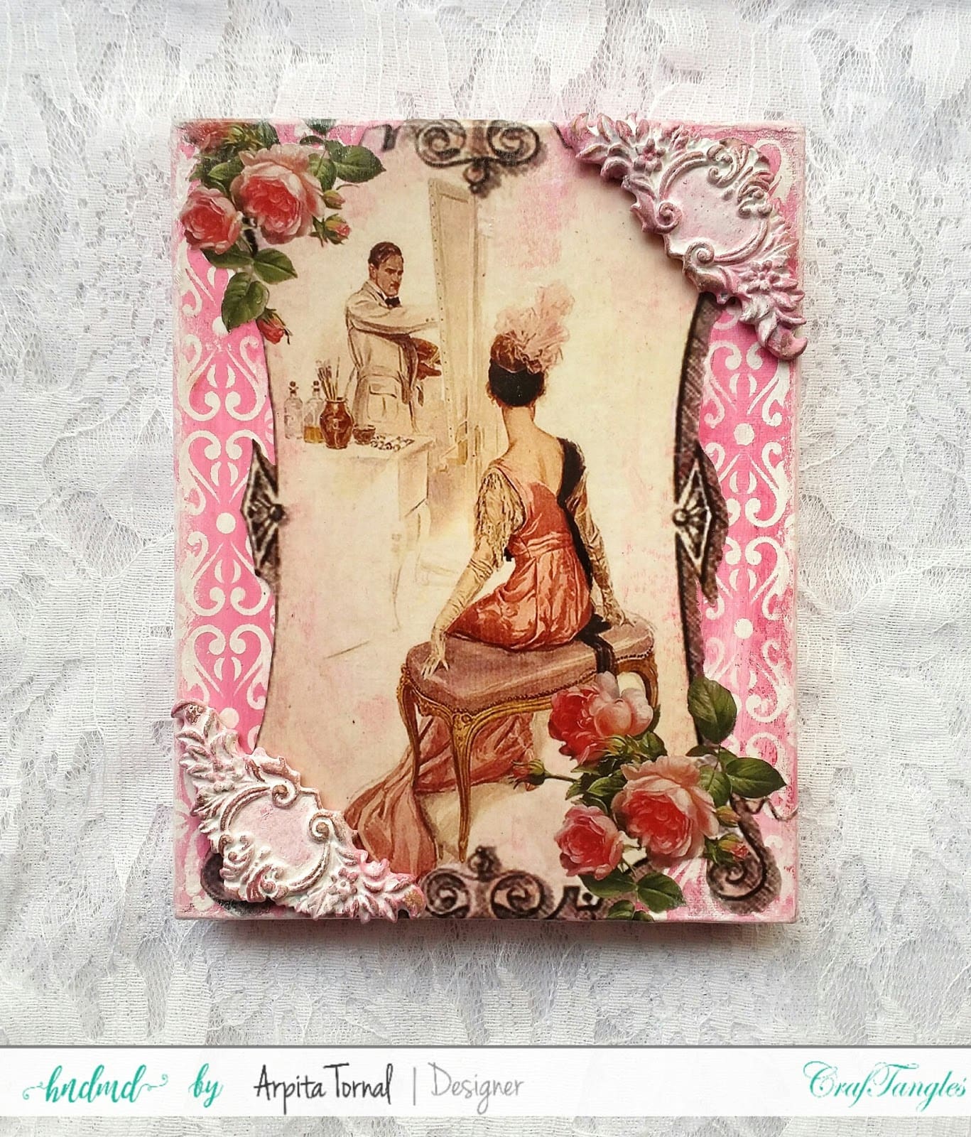 Decoupage'd Jewellery Box 4