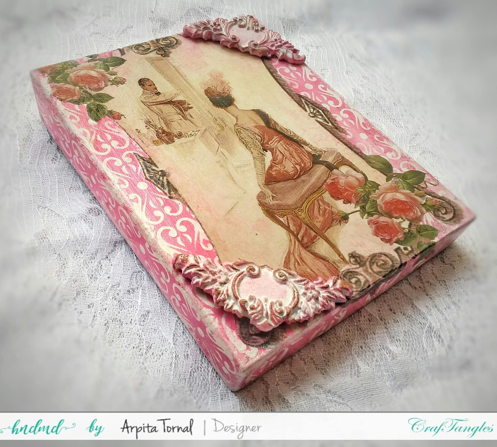 Decoupage'd Jewellery Box 6