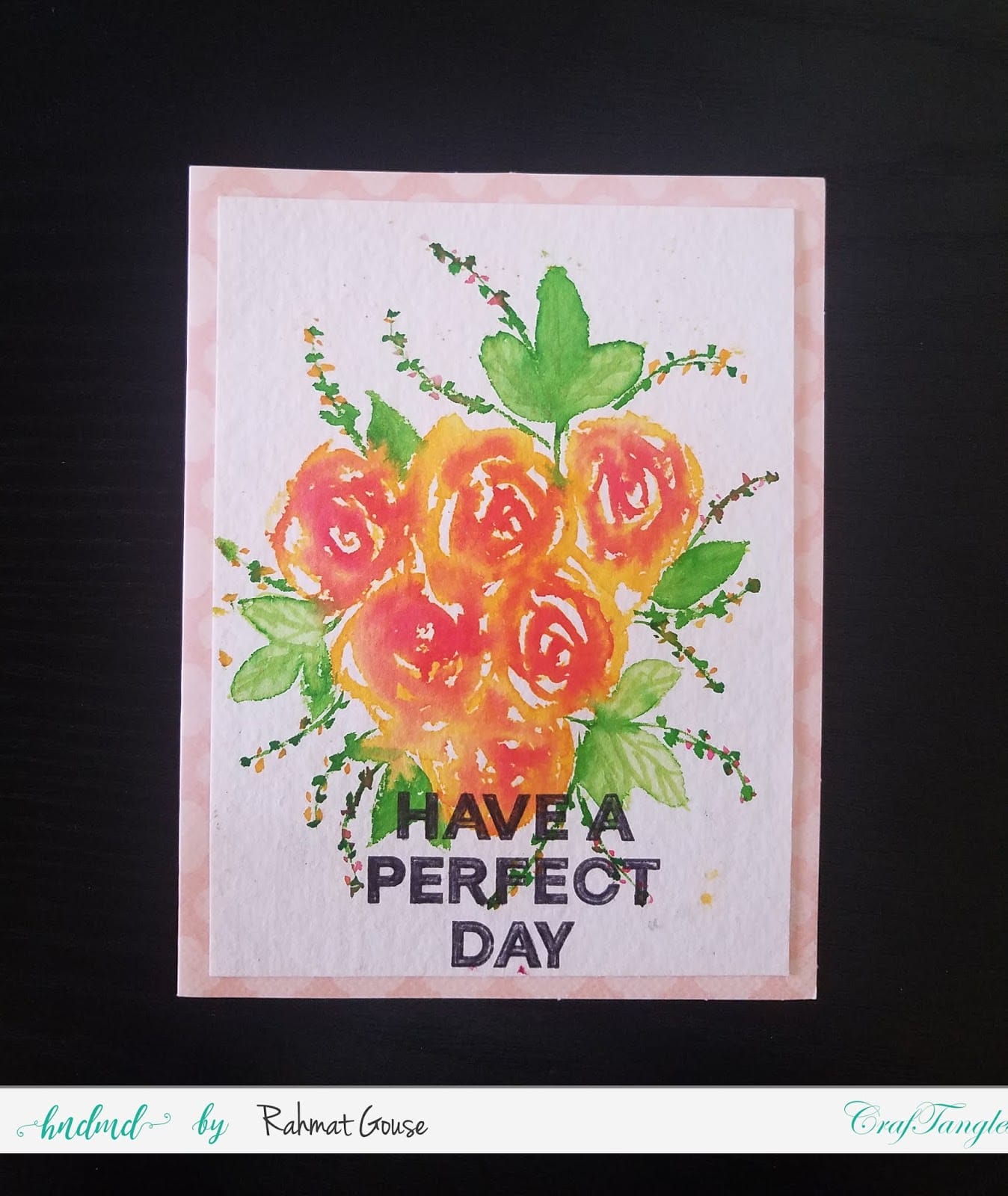 Freehand watercolord florals using Liquid watercolors 6