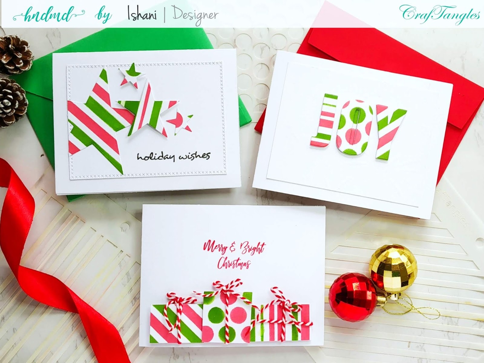Patterned paper with stencils - Video tutorial 5
