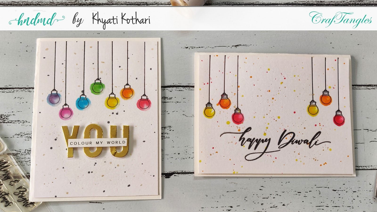 Quick cardmaking ideas with Video tutorial 4