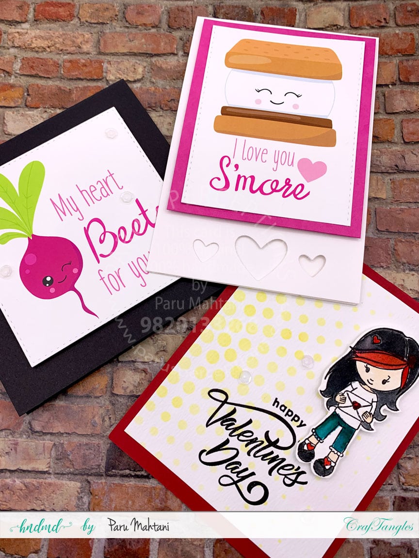 CrafTangles Monthly Challenge - January 2020 - Love 3