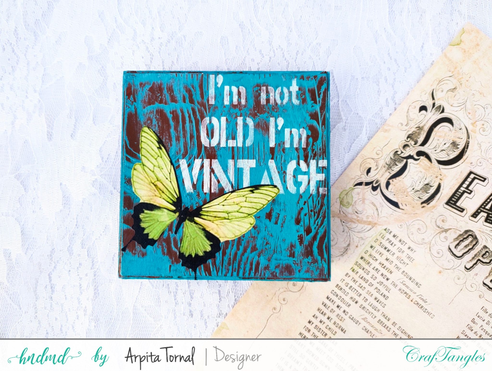 Quick and Easy Decoupage With Woodgrain Technique 5 Decoupage Box