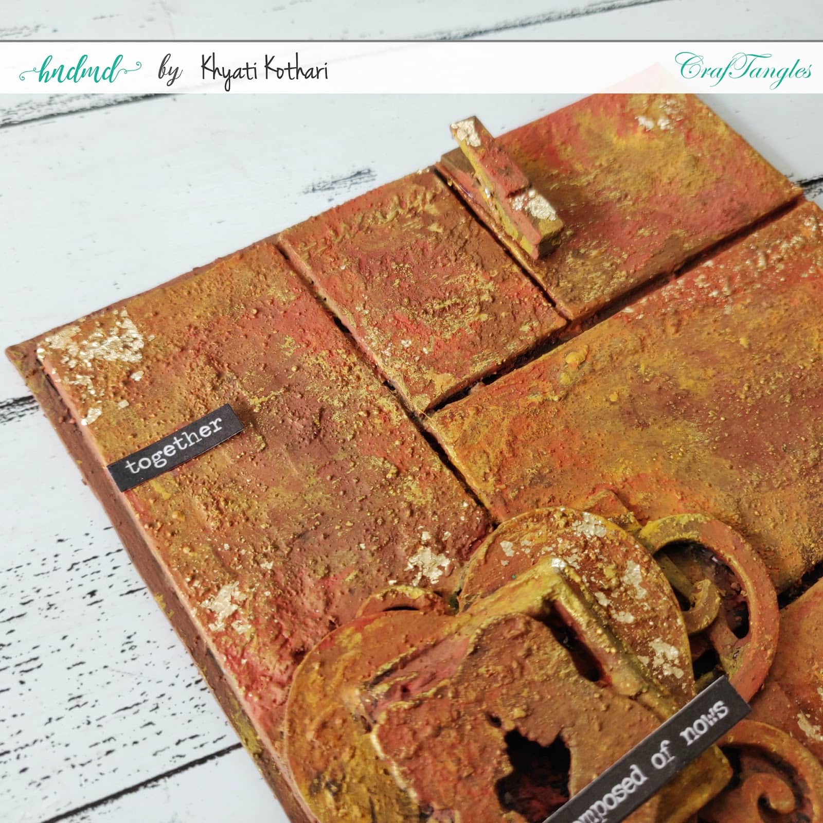 Challenge fo the month - Upcycle Valentine Crafts, DIY frame - Video tutorial 3