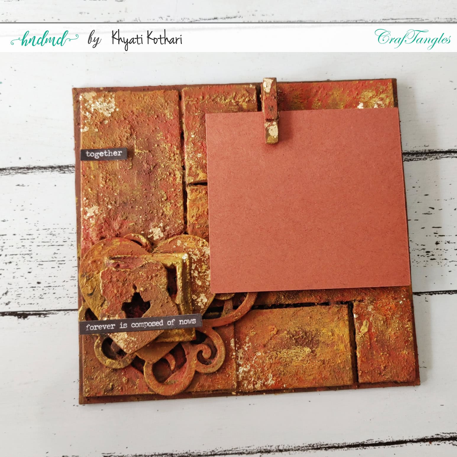 Challenge fo the month - Upcycle Valentine Crafts, DIY frame - Video tutorial 4