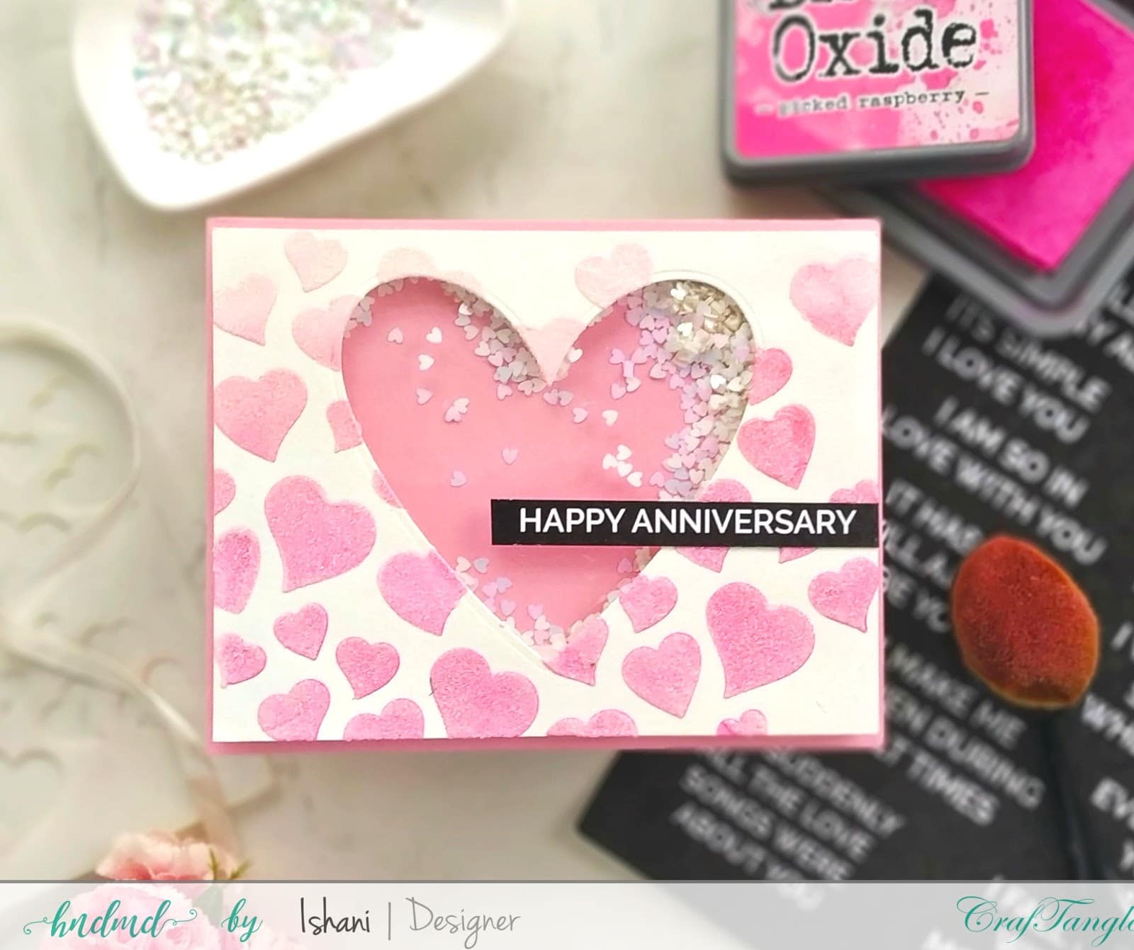 From the heart to the moon - Video tutorial by DT Ishani 7