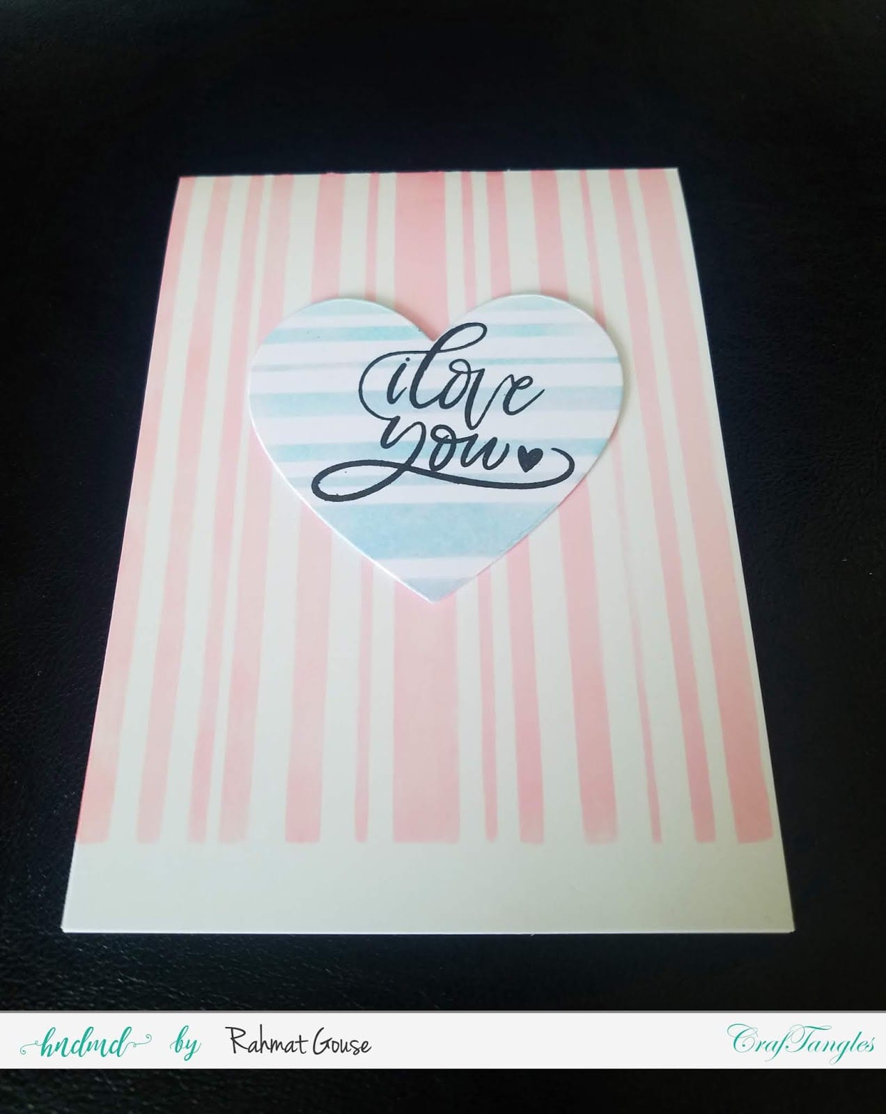 CrafTangles monthly challenge - Valentine's cards - Rahmat 2