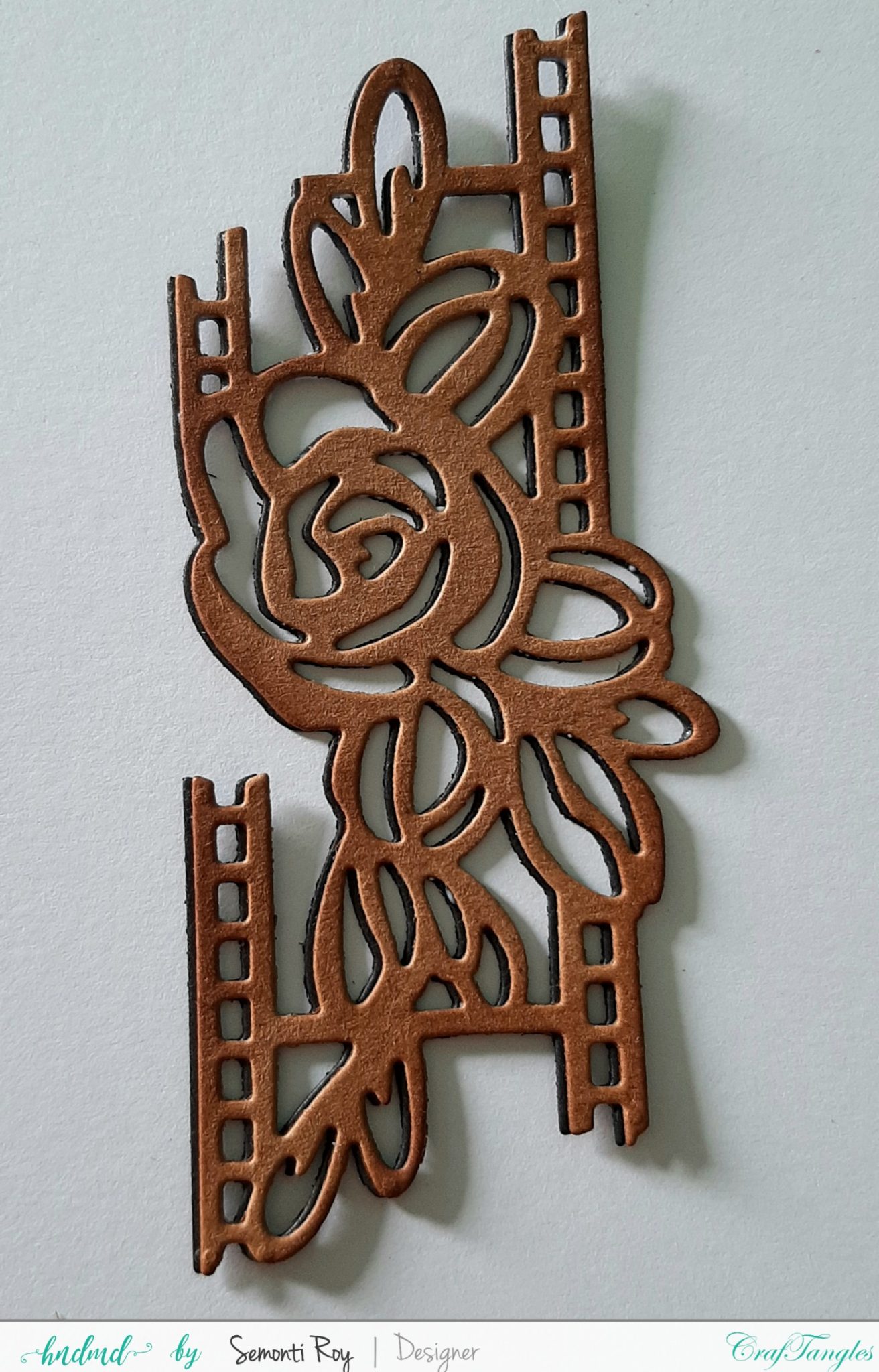 Designer Paper Gift Bag With Mixed Media Technique 10