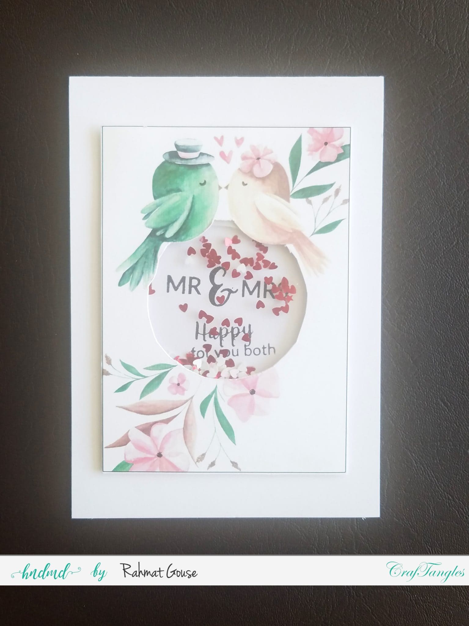 How to make Floral shaker cards 3 How to make Floral shaker cards 2