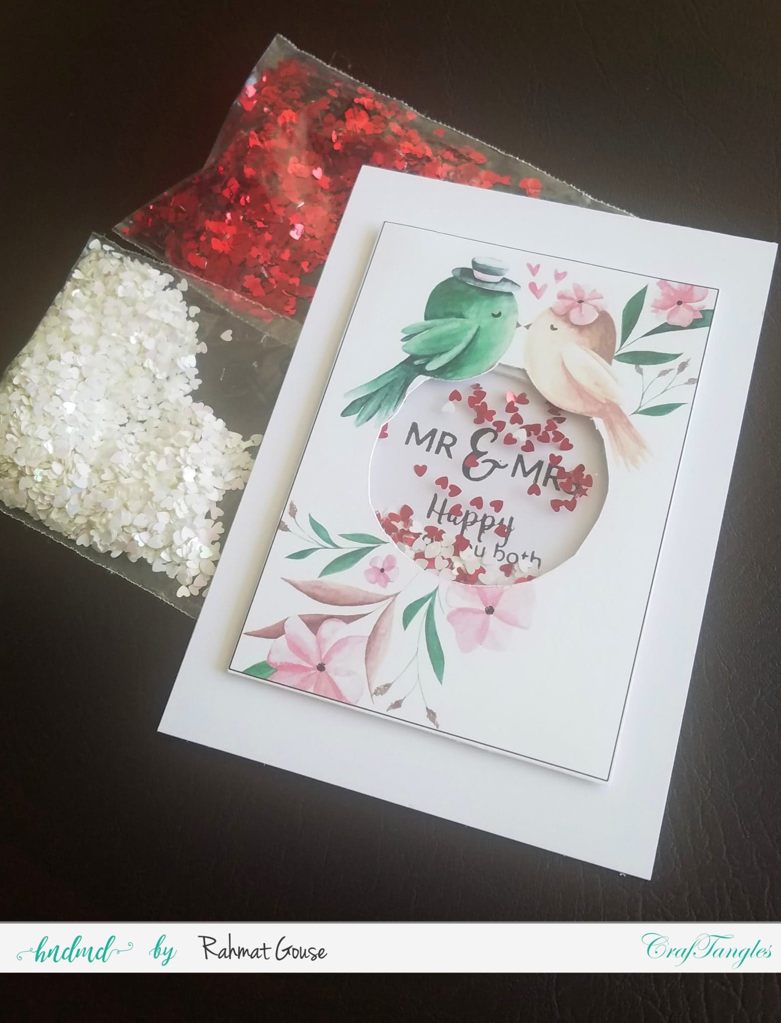 How to make Floral shaker cards 4 How to make Floral shaker cards 3