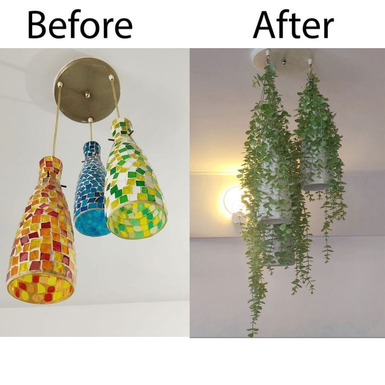 Easy altered Lighting with Chalk paints - DIY project 2 Altered Lighting