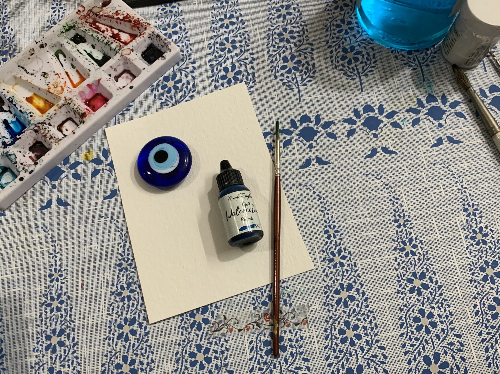 3 quick watercolor ideas, using one liquid watercolor, 3 ways! 2 3 quick watercolor ideas, using one liquid watercolor, 3 ways! 1