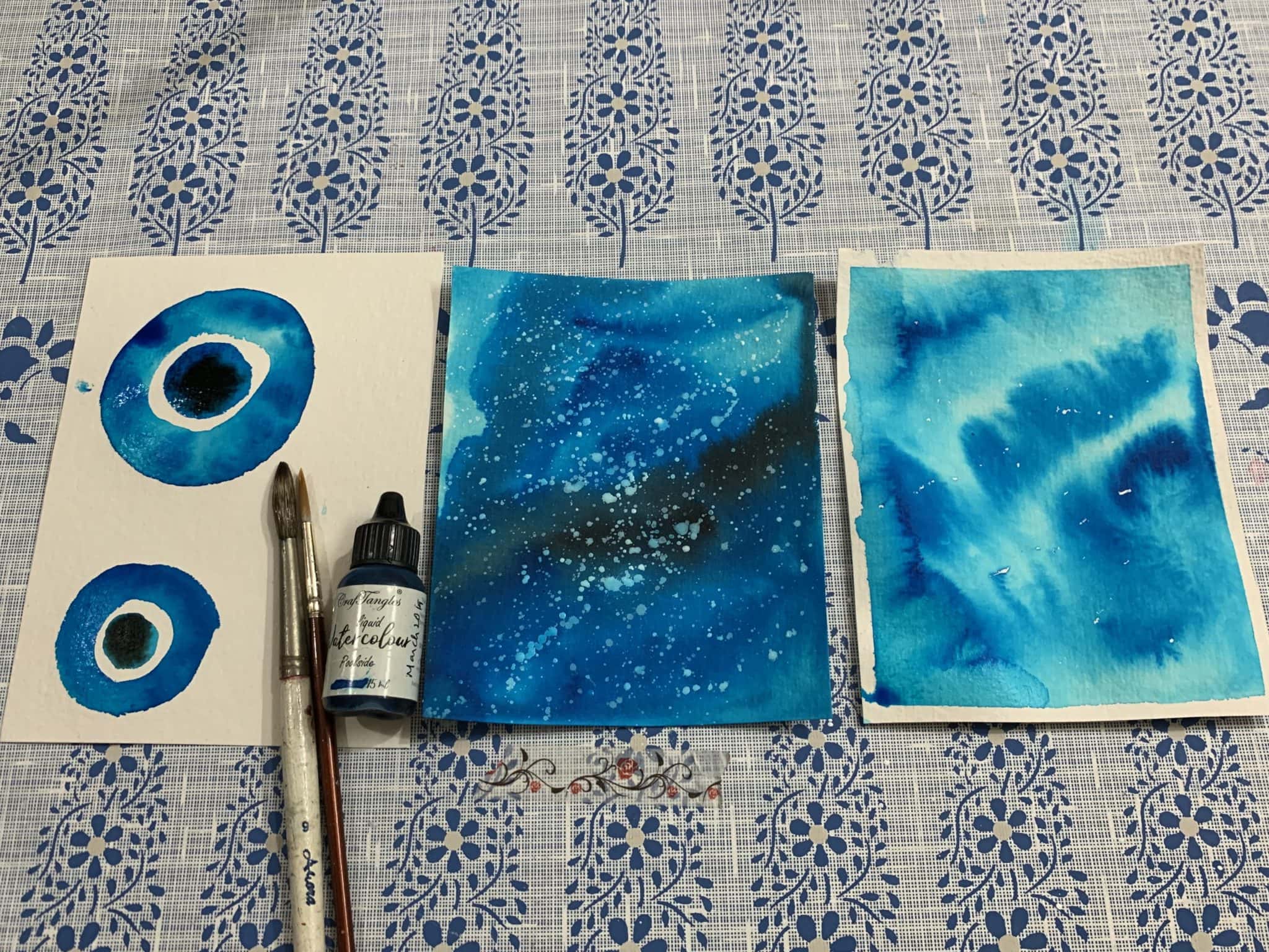 3 quick watercolor ideas, using one liquid watercolor, 3 ways! 8 3 quick watercolor ideas, using one liquid watercolor, 3 ways! 7