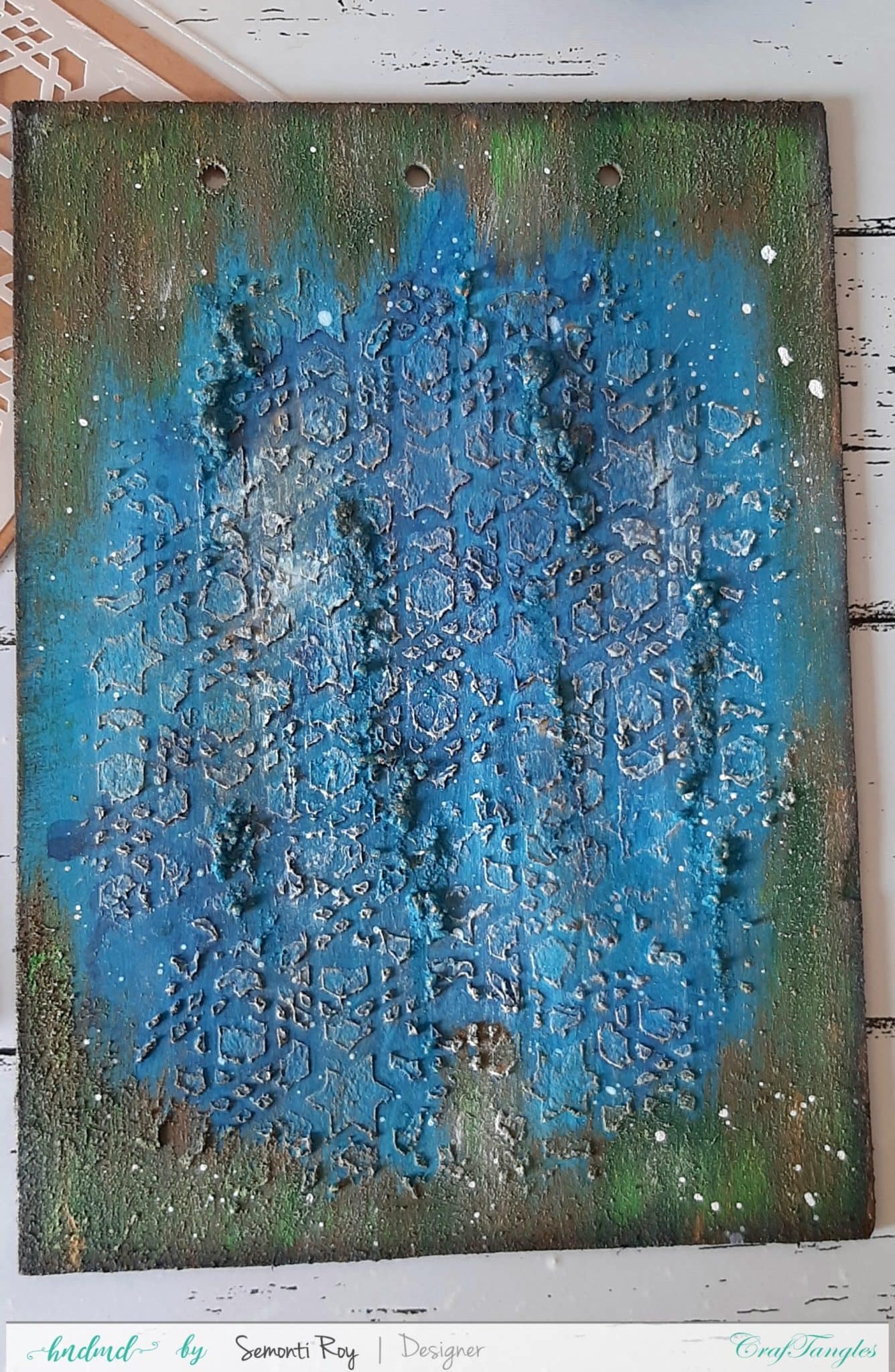 Altered Journal Cover - Mixed media technique 7 Altered Journal Cover - Mixed media technique 6