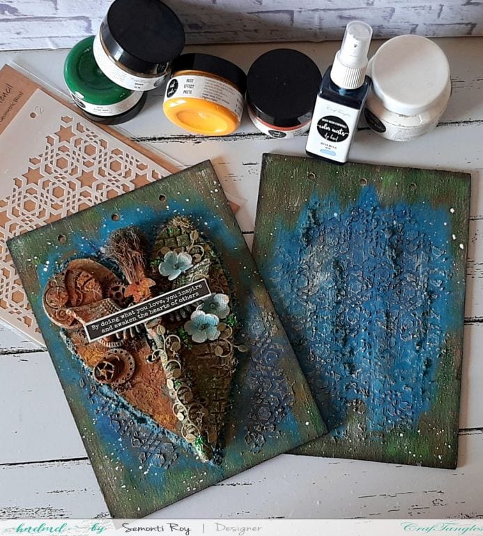 Altered Journal Cover - Mixed media technique 8 Altered Journal Cover - Mixed media technique 7