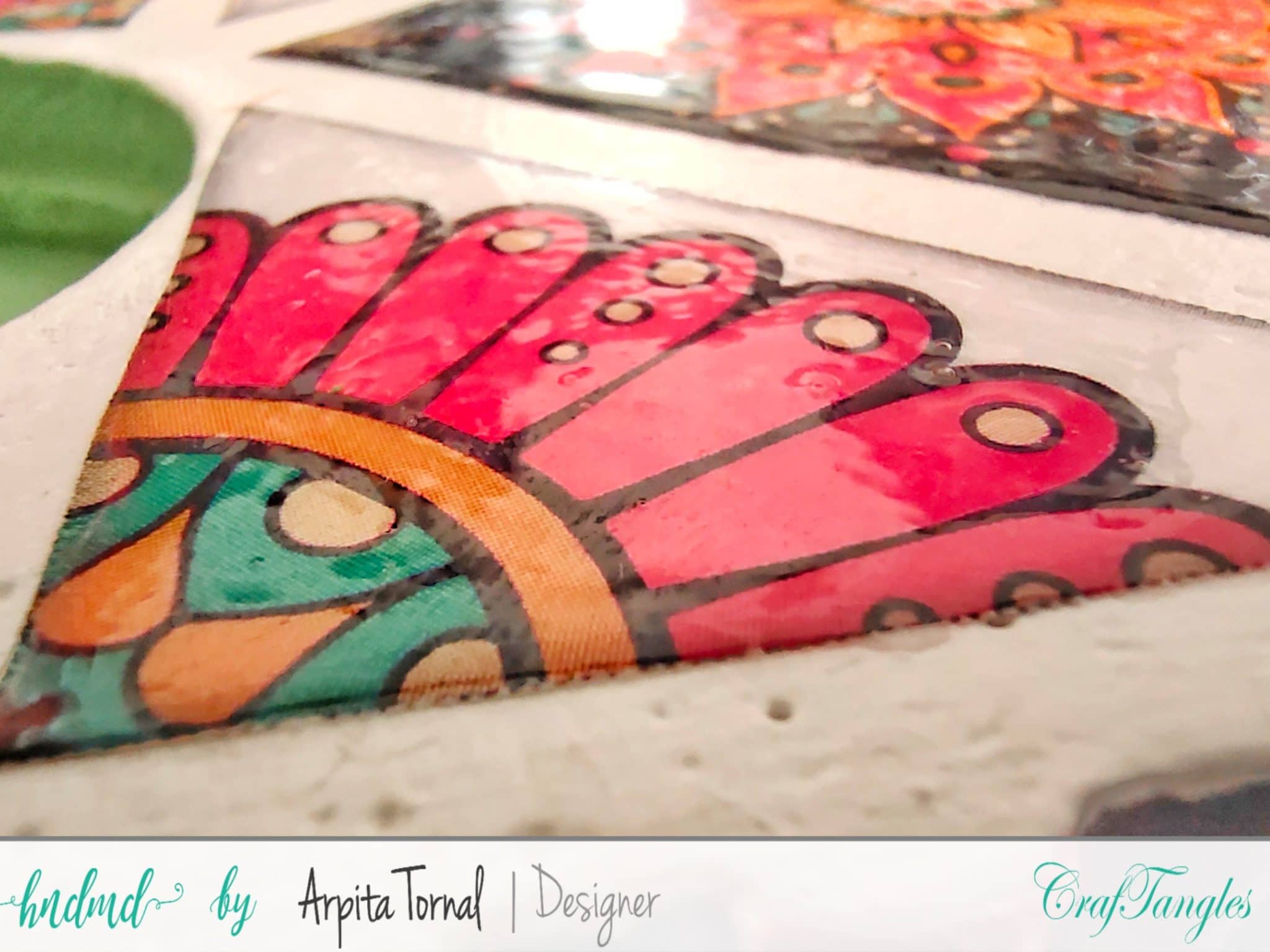How to do Mosaic Decoupage on Tea Holder 1 How to do Mosaic Decoupage on Tea Holder 1
