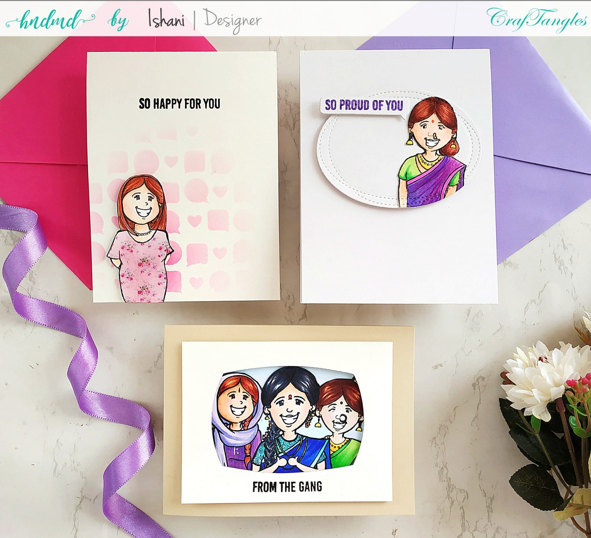 Creative masking with stamps (Celebrate Womanhood) 2 masking with stamps