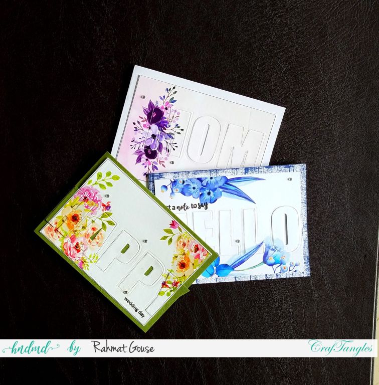Quick card making ideas - DIY tutorial 1 quick card making ideas