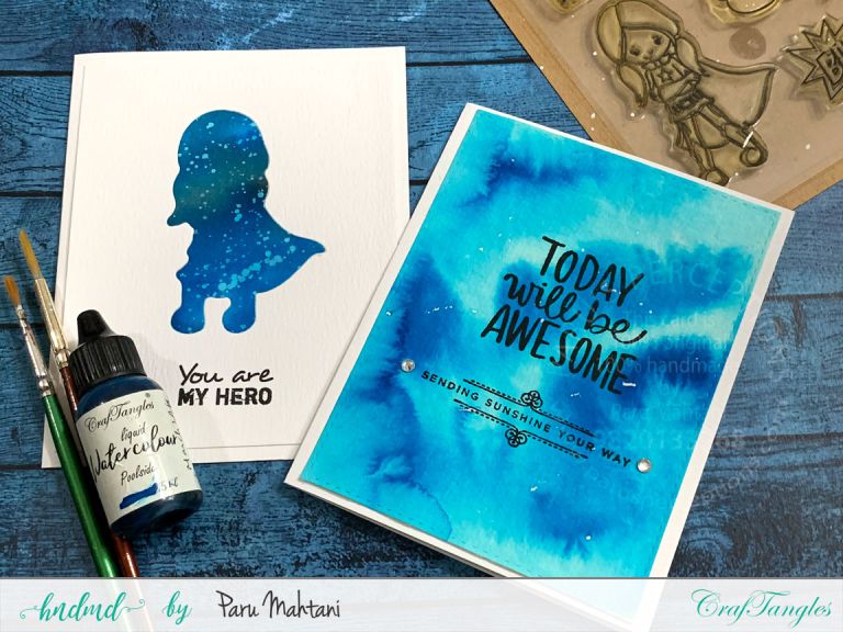 3 quick watercolor ideas, using one liquid watercolor, 3 ways! 1 3 quick watercolor ideas