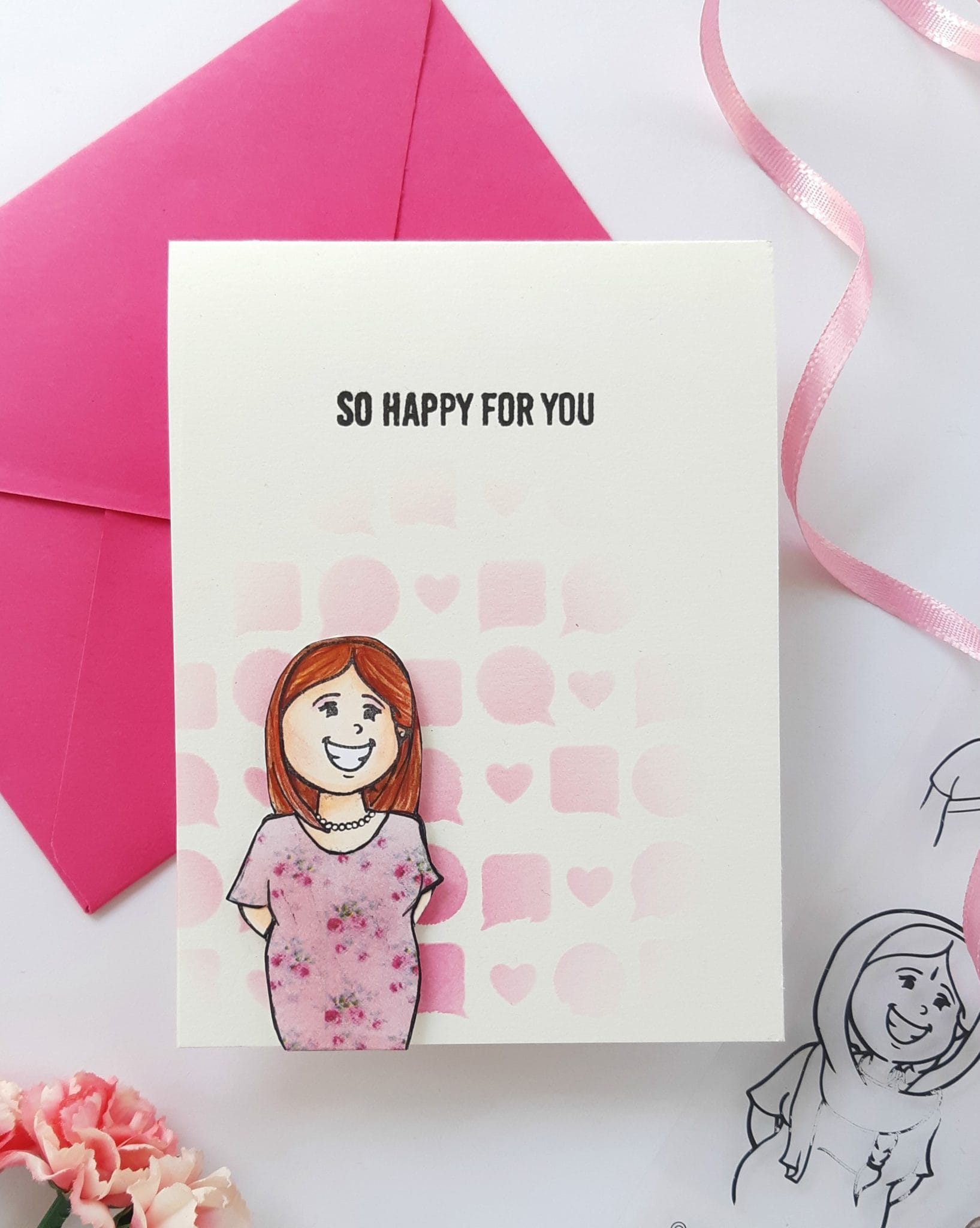 Creative masking with stamps (Celebrate Womanhood) 7 Creative masking with stamps (Celebrate Womanhood) 6