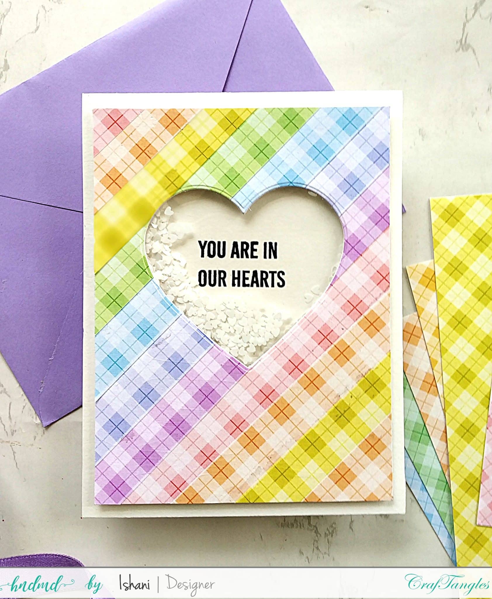3 Easy Cards with Plaid Pattern paper 5