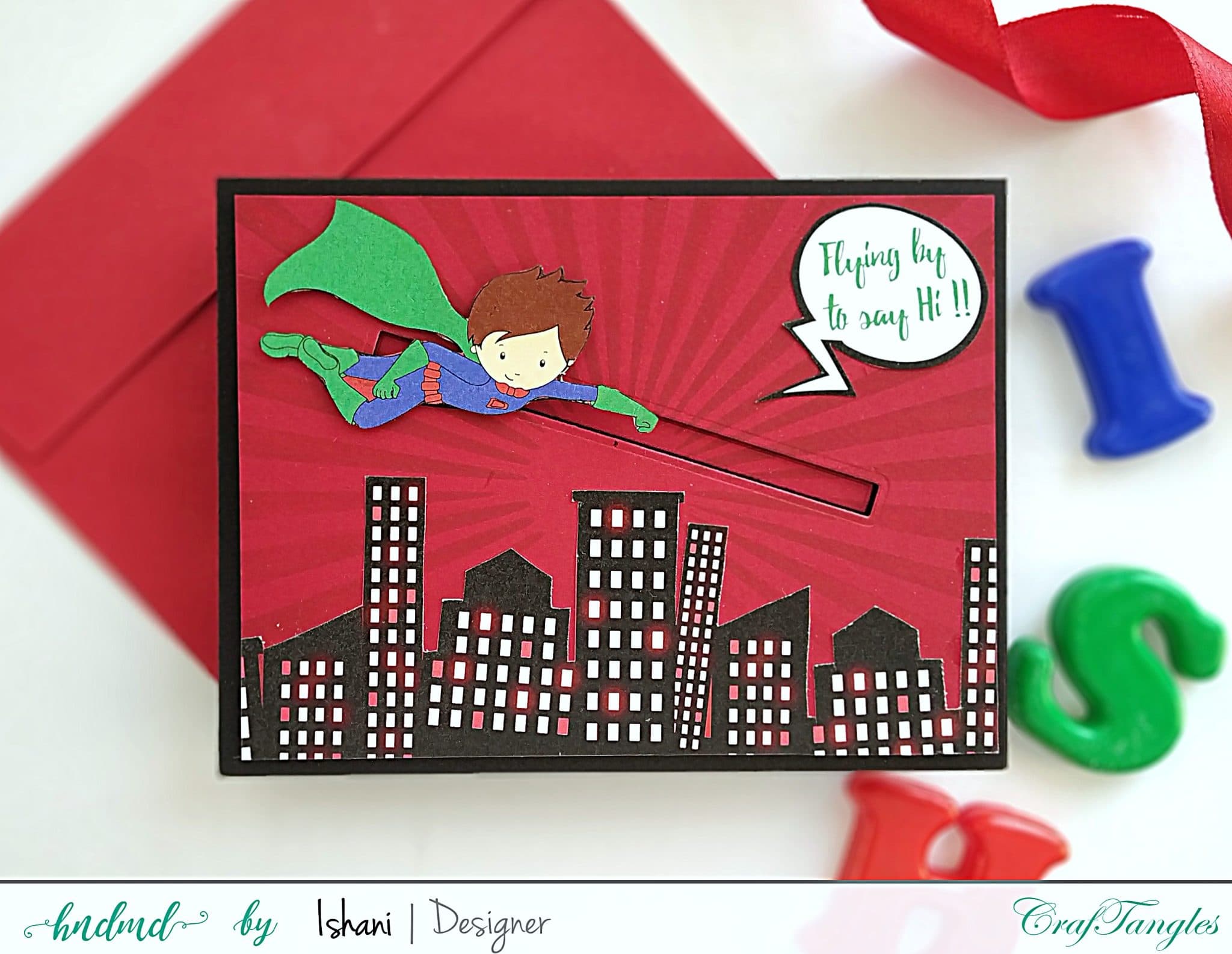 3 Quick Superhero cards - with Video tutorial 6