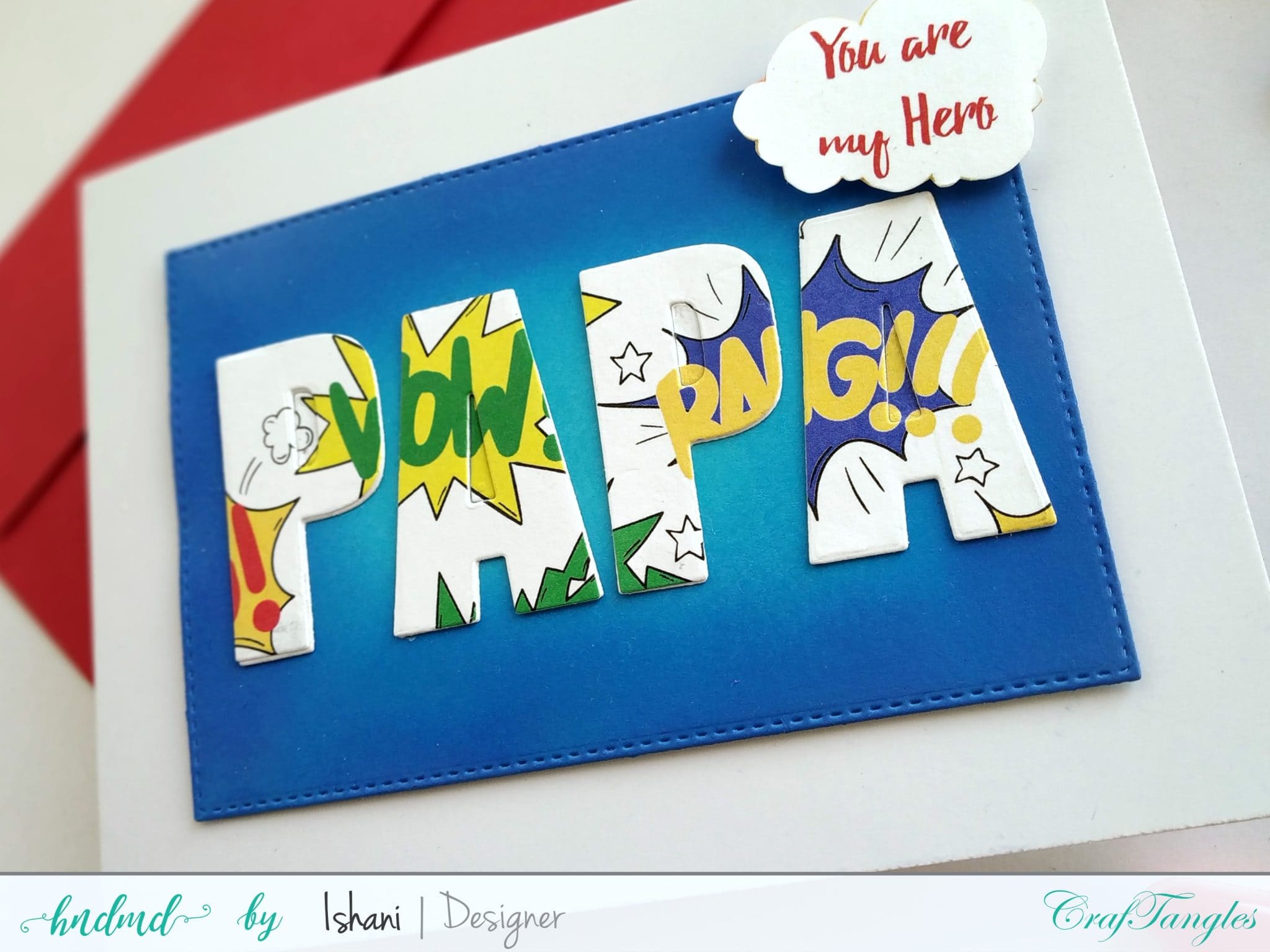 3 Quick Superhero cards - with Video tutorial 2