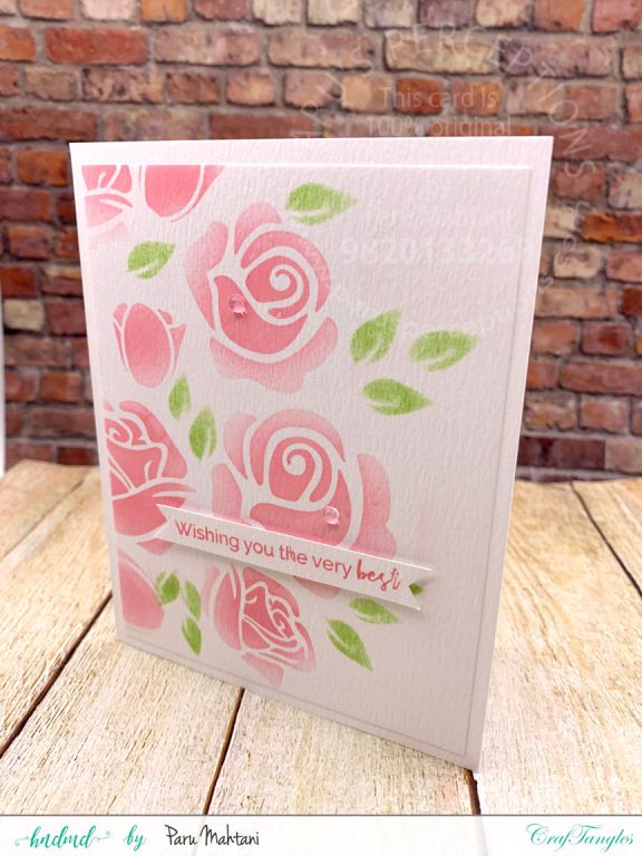 1 stencil, 3 easy cards! 3
