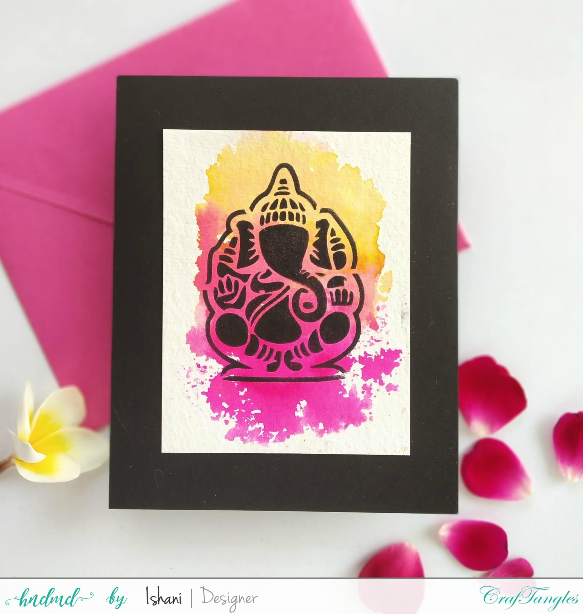 Indian themed cards - with Watercolours 3 Indian themed cards - with Watercolours 3