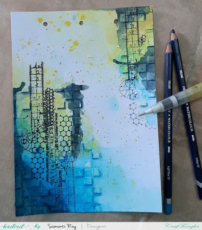 Art Journal Page with Watercolor 6 Art Journal Page with Watercolor 5