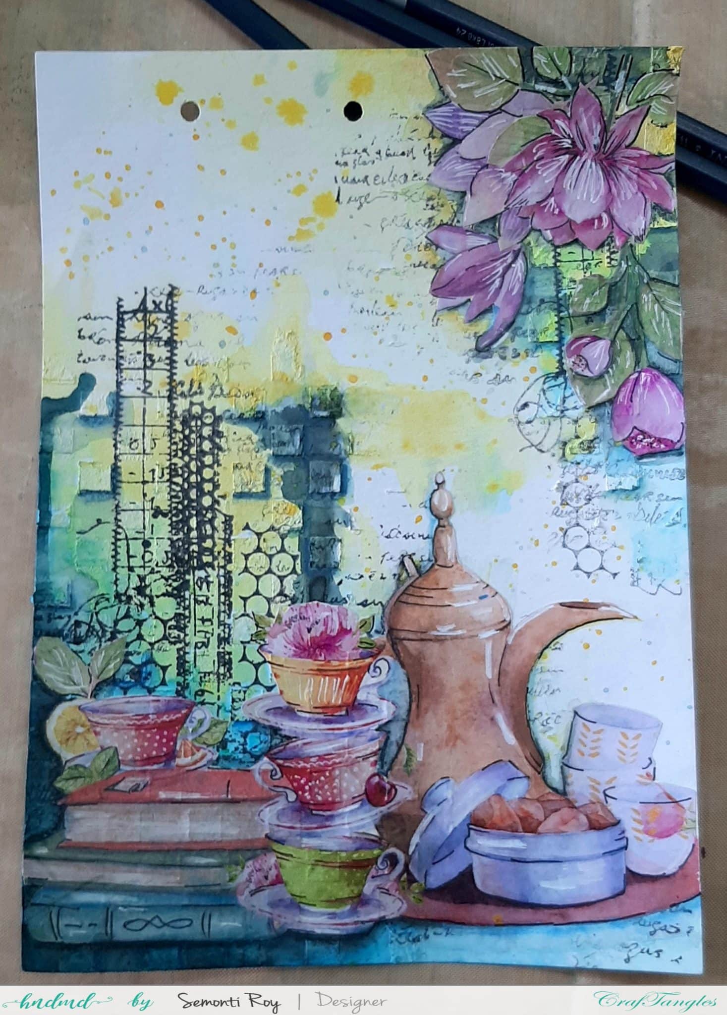Art Journal Page with Watercolor 9 Art Journal Page with Watercolor 8