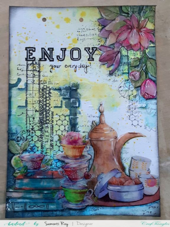 Art Journal Page with Watercolor 10 Art Journal Page with Watercolor 9