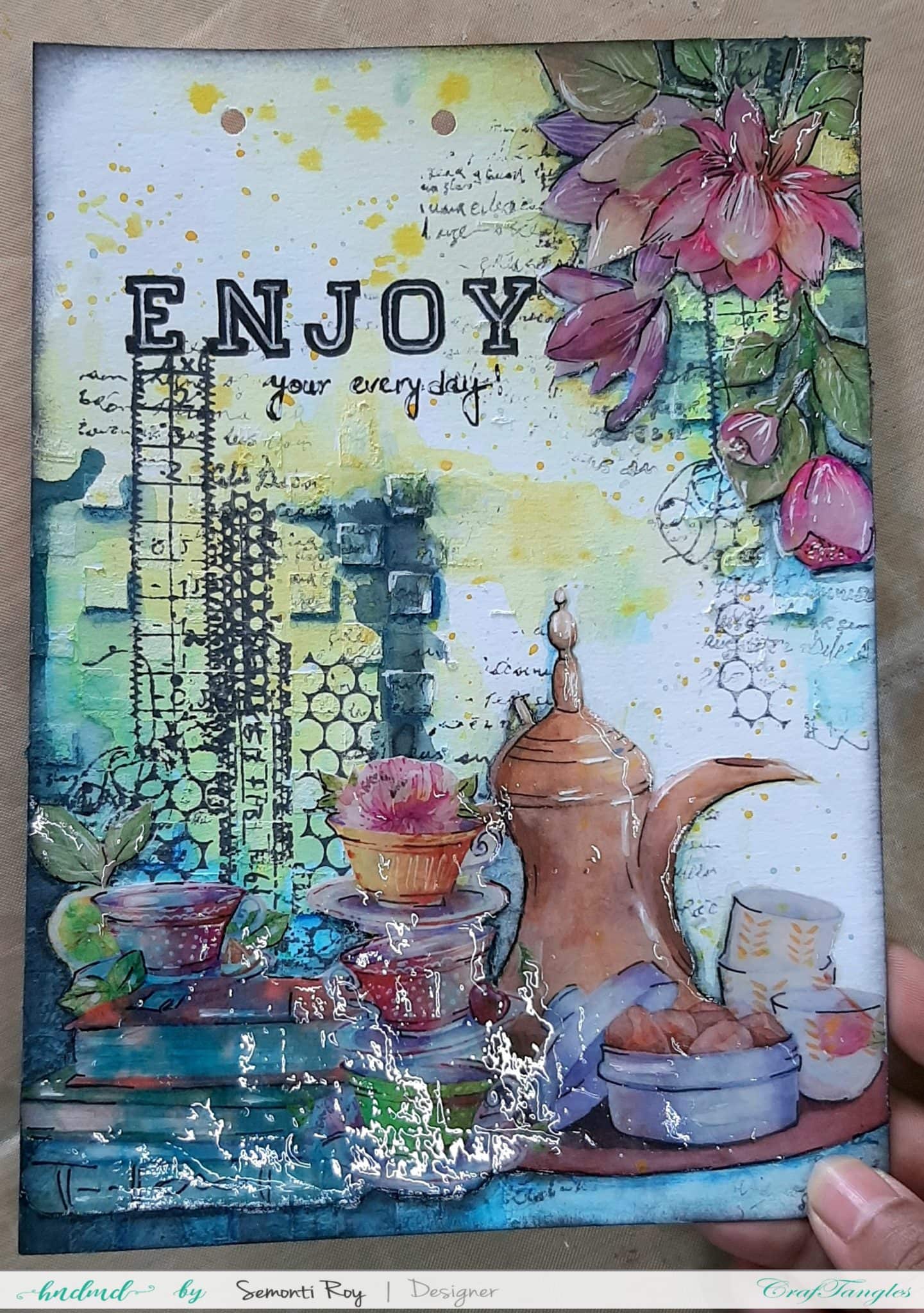 Art Journal Page with Watercolor 11 Art Journal Page with Watercolor 10