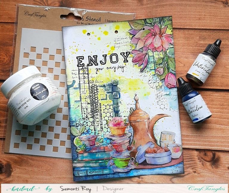Art Journal Page with Watercolor 2 art journal