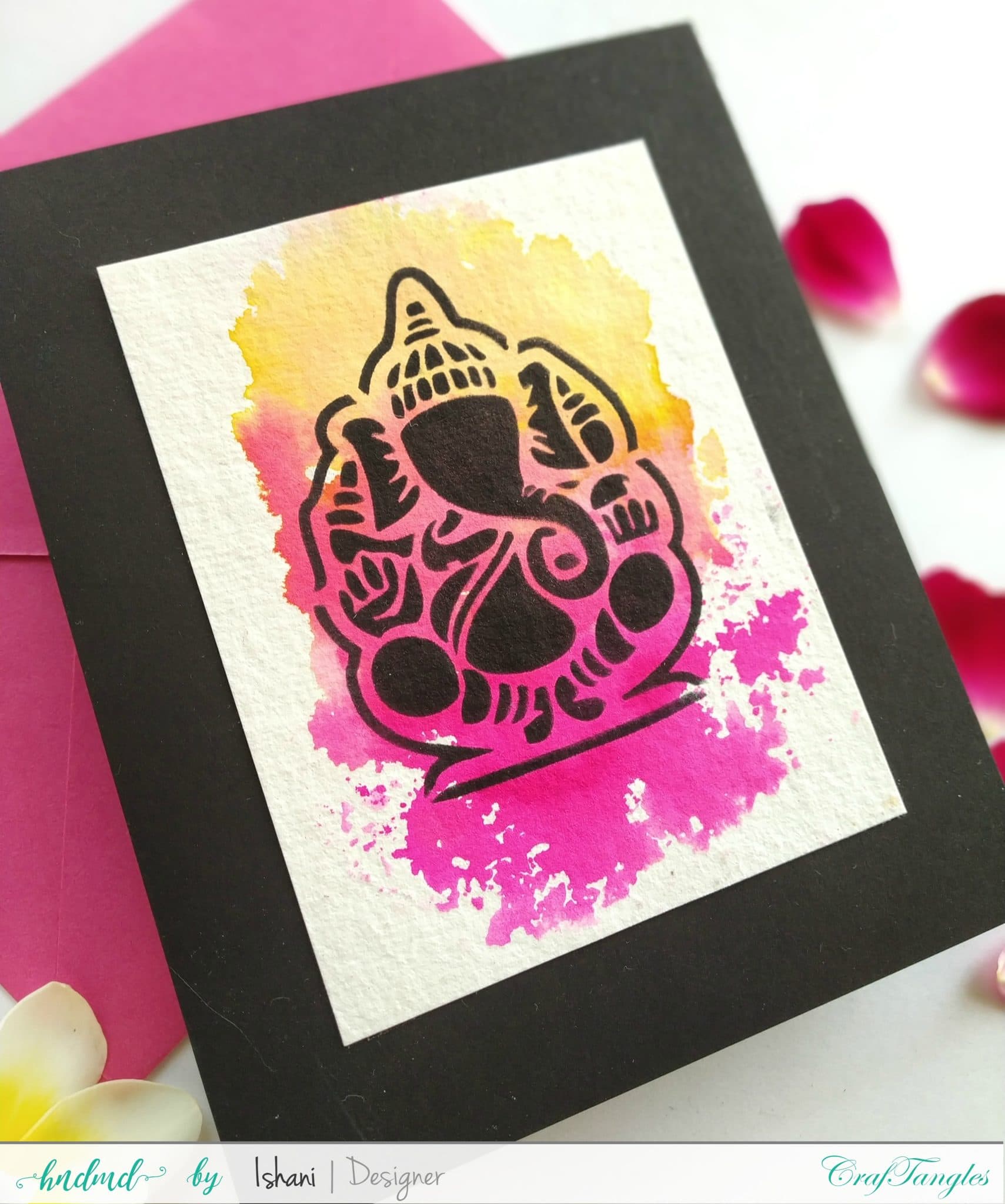 Indian themed cards - with Watercolours 2 Indian themed cards - with Watercolours 2