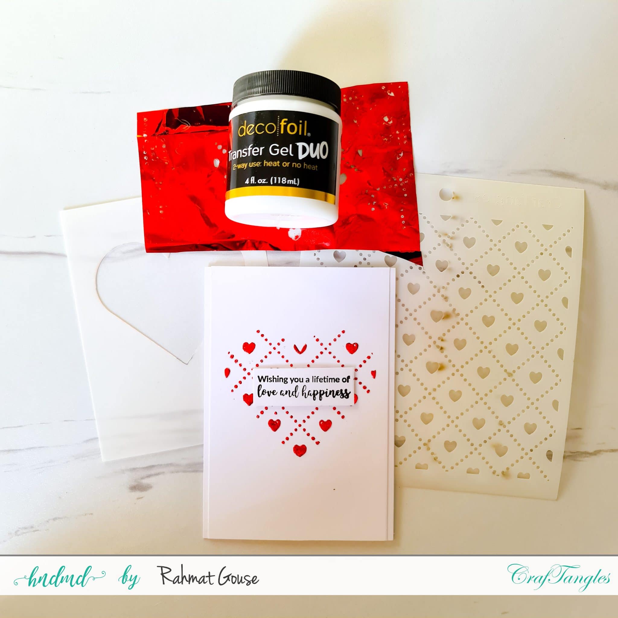 Stencils and Foil Transfer - Video tutorial 7 Stencils and Foil Transfer - Video tutorial 6