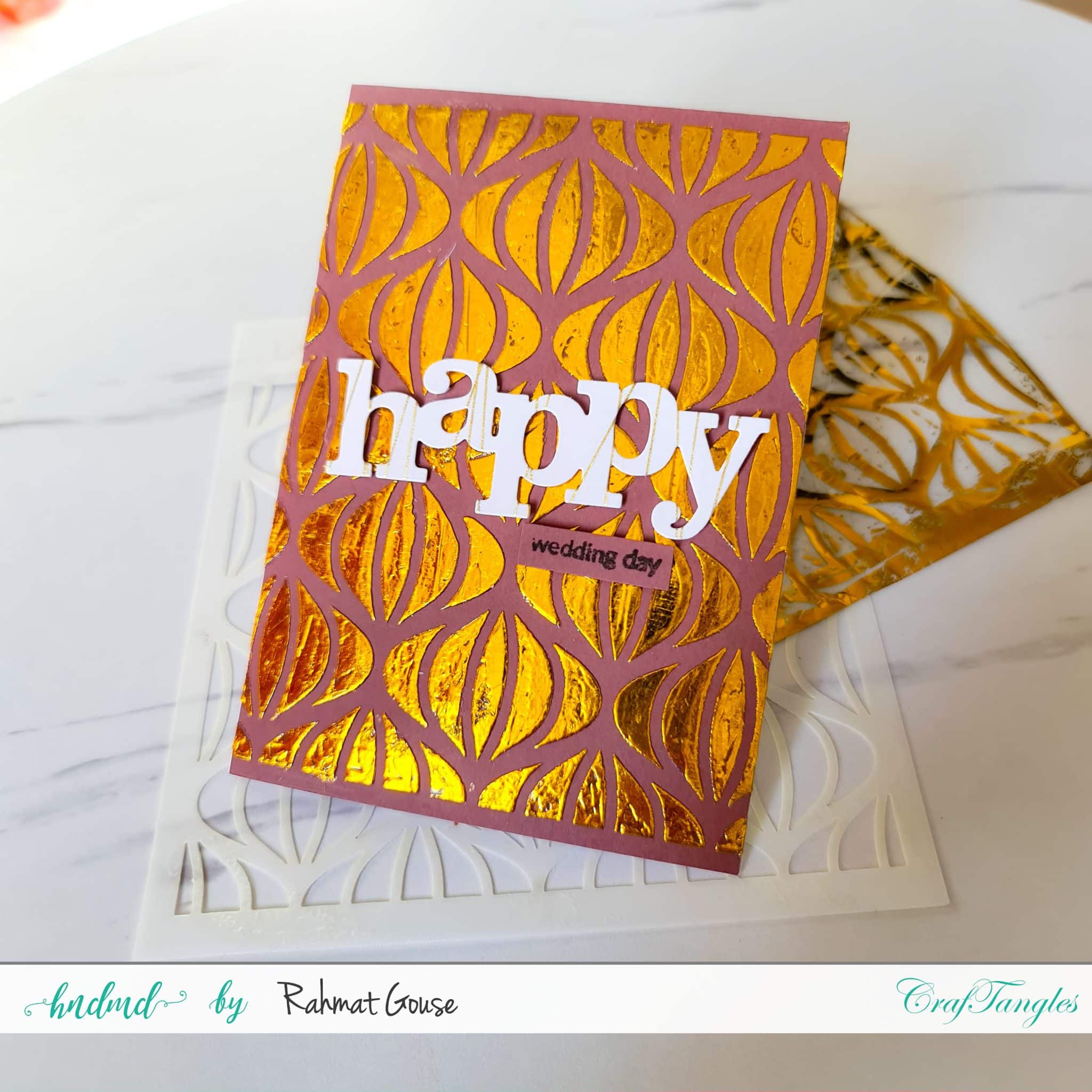 Stencils and Foil Transfer - Video tutorial 6 Stencils and Foil Transfer - Video tutorial 5