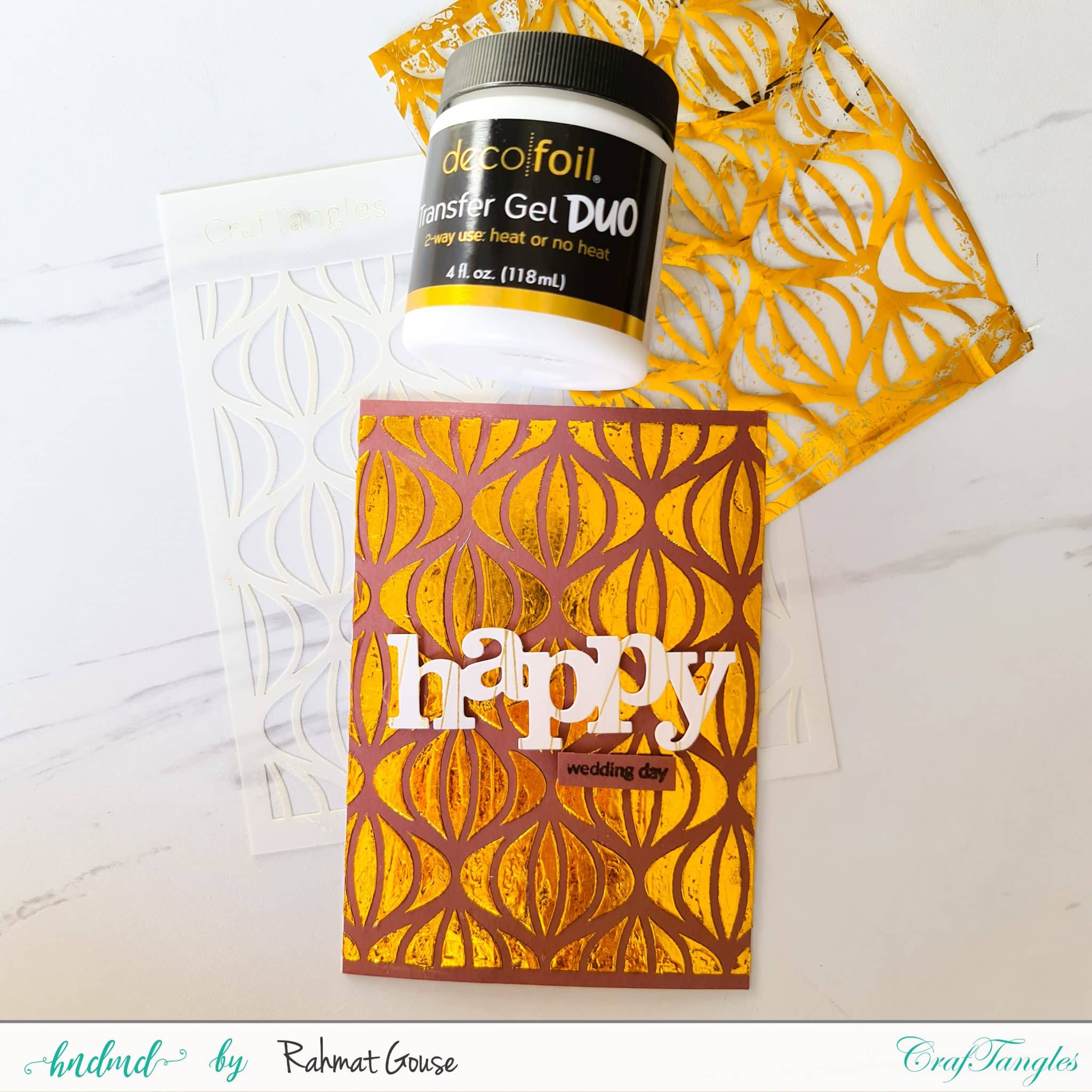Stencils and Foil Transfer - Video tutorial 5 Stencils and Foil Transfer - Video tutorial 4