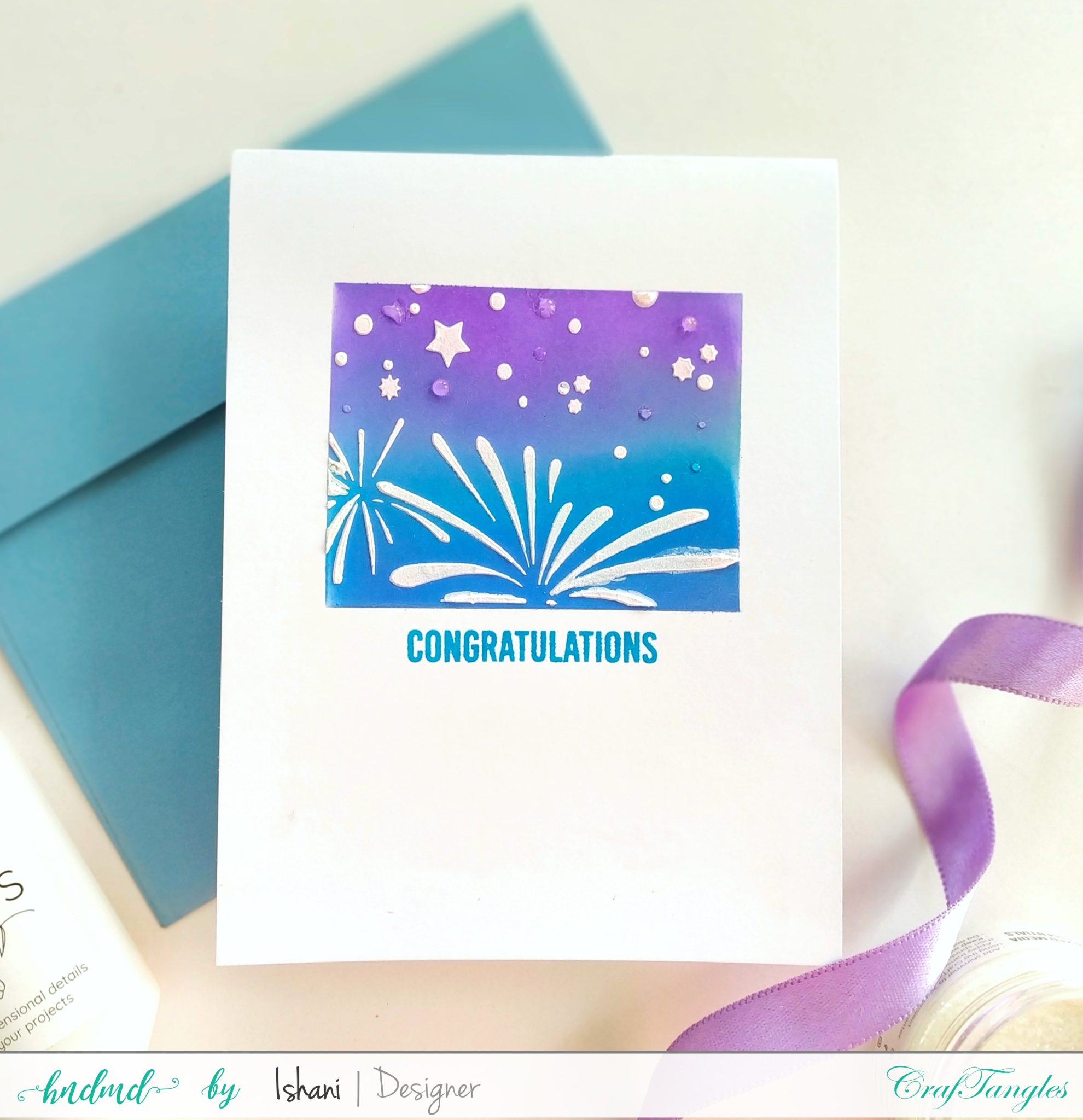 Layer those Stencils for Clean and simple cards 6