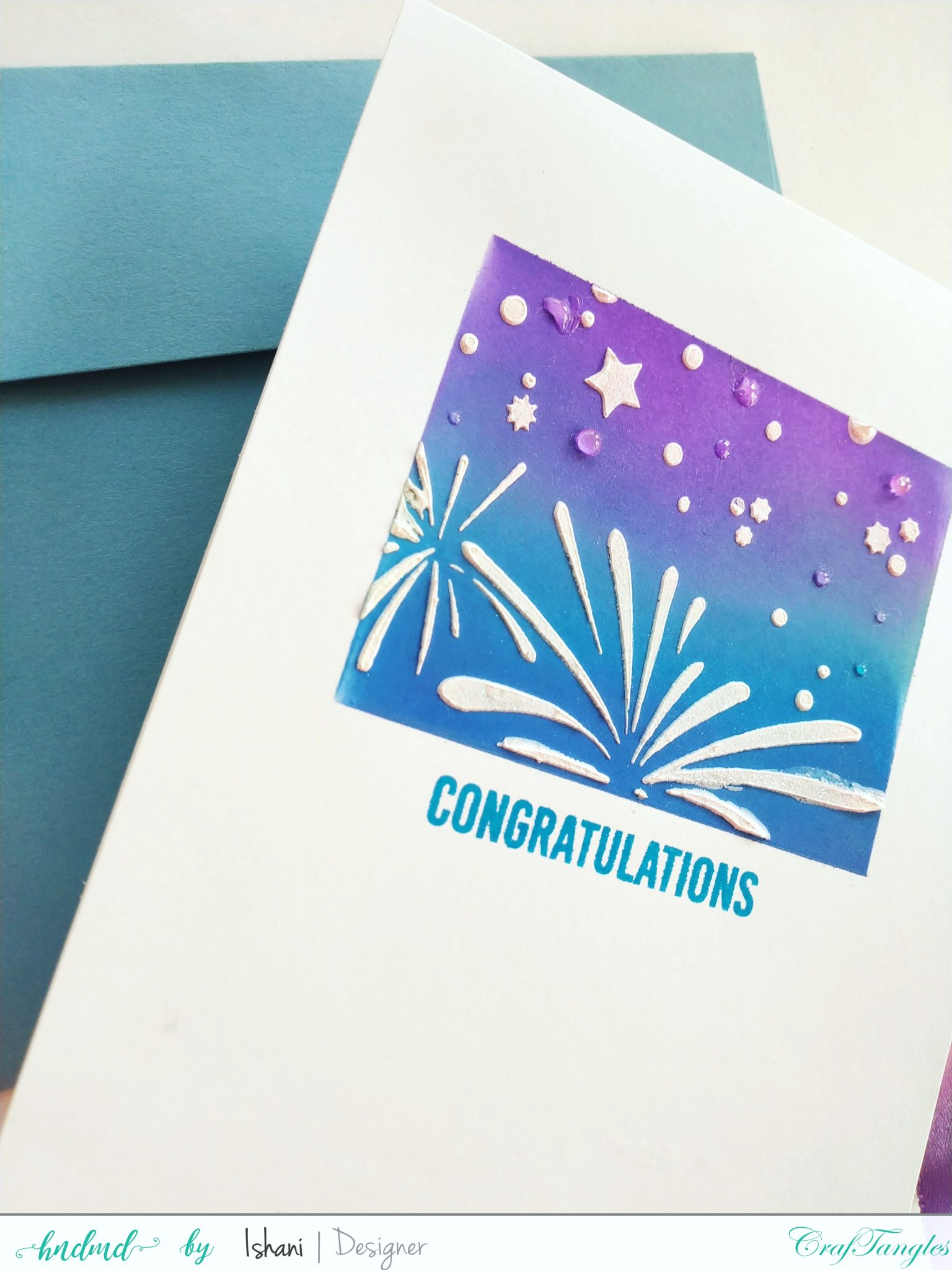 Layer those Stencils for Clean and simple cards 5