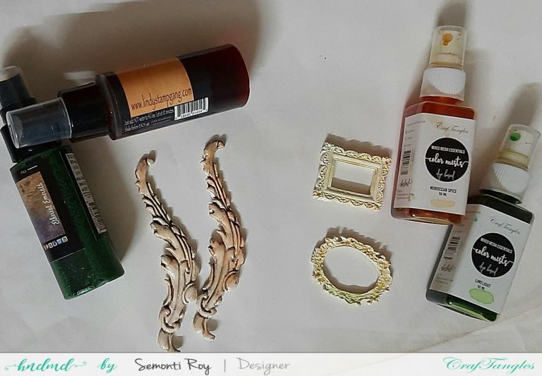 Fall theme mixed media tags 8