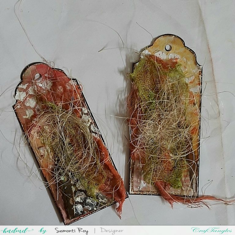 Fall theme mixed media tags 10