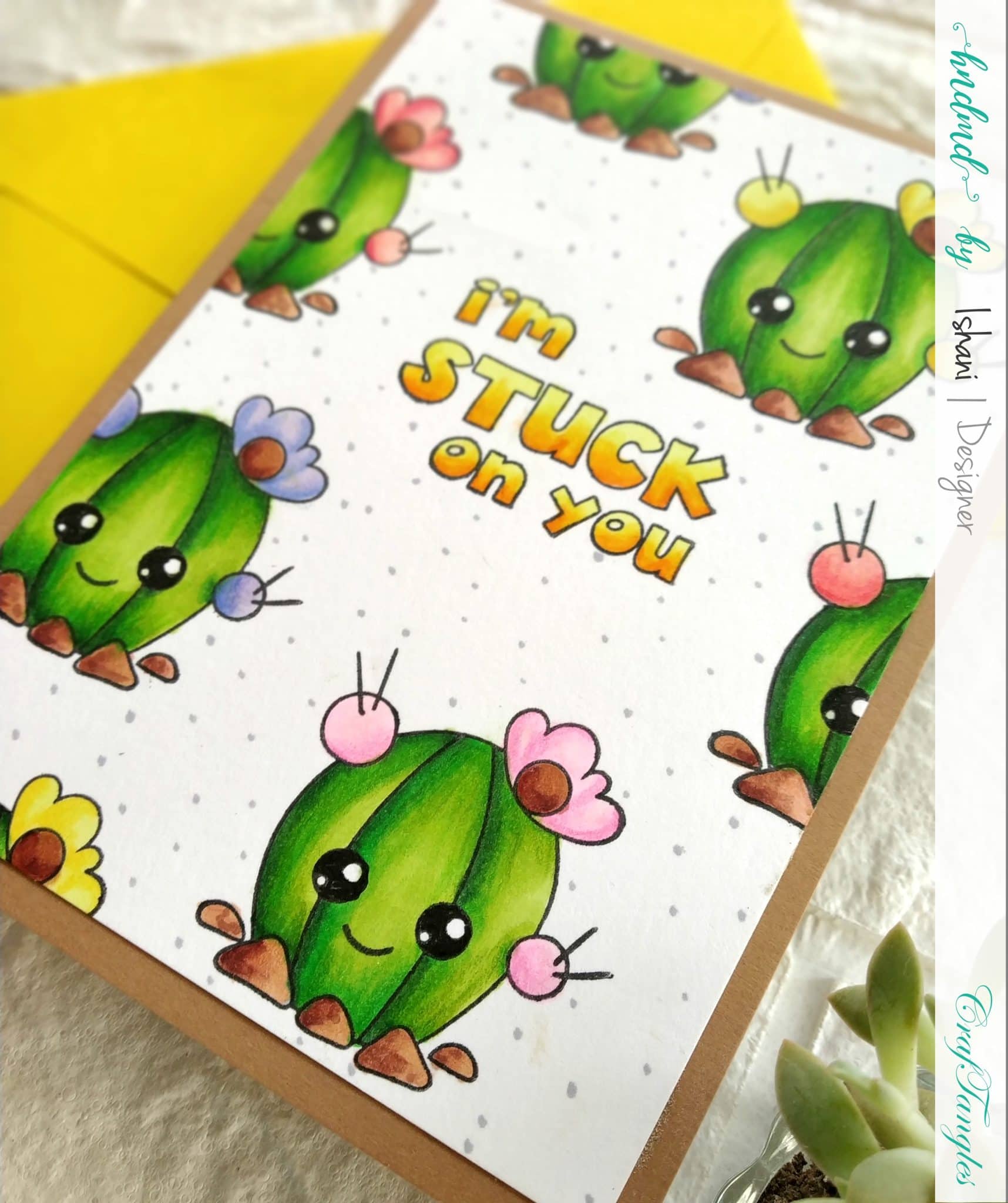 3 Cute cards with cactus for sending love 2 3 Cute cards with cactus for sending love 2