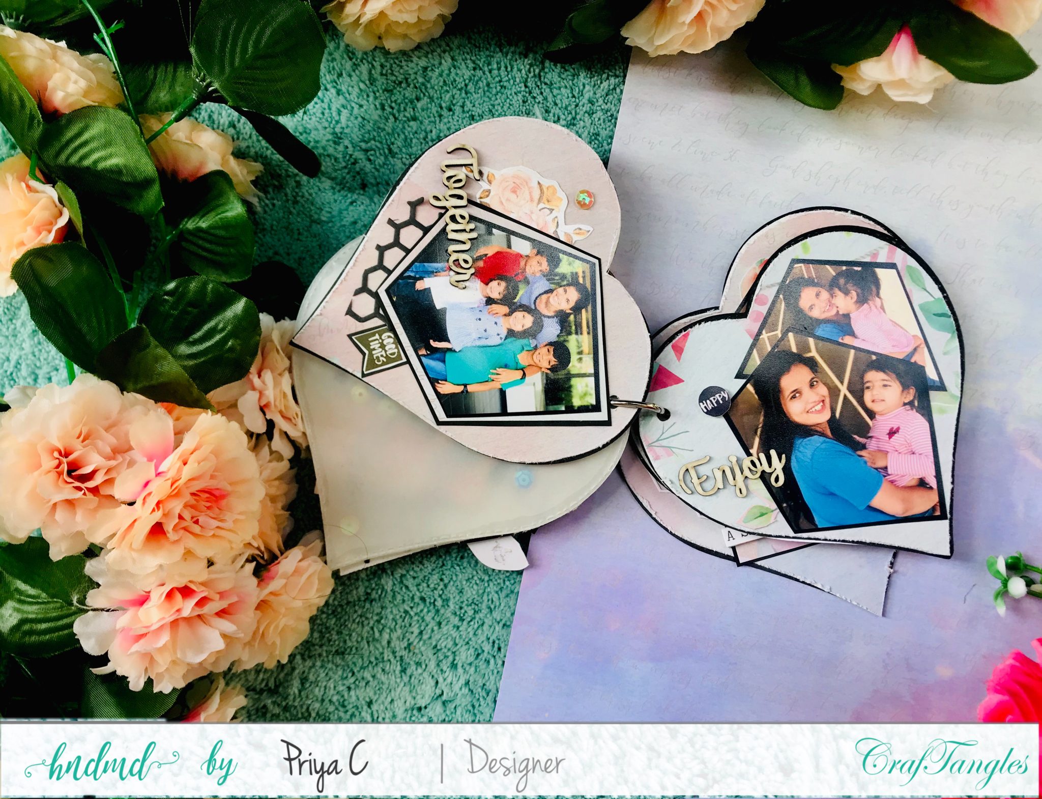 HEART SHAPE MINI ALBUM by our Birthday Girl 8